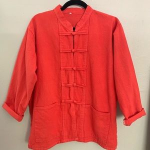 Vintage Red cotton coat